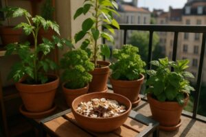 Eierschalen und Kaffeesatz nicht wegwerfen: So entsteht daraus der beste und günstigste Dünger für Ihre Balkonpflanzen