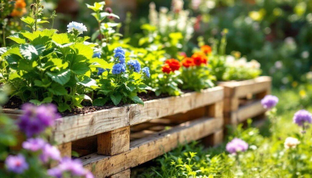 Warum ein selbstgemachtes Hochbeet aus Holzpaletten das Gärtnern erleichtert und wie Sie es bauen