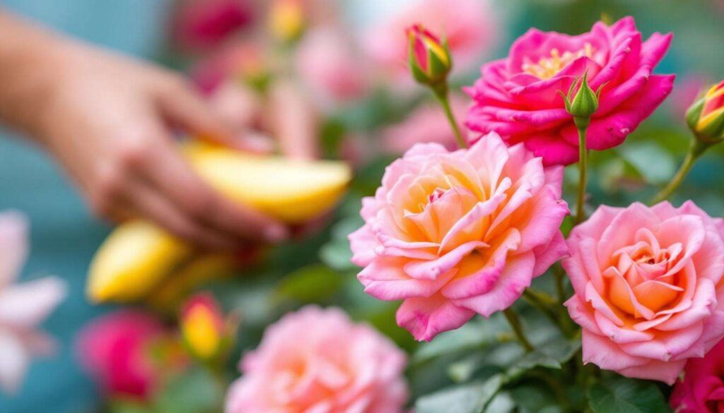 Bananenschalen nicht wegwerfen: Der kostenlose Dünger-Trick, den Ihre Rosen lieben werden