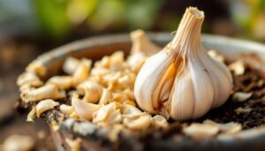 Zerdrückte Knoblauchzehe im Blumentopf: Der Hausmittel-Trick, der Blattläuse im Frühling verhindert